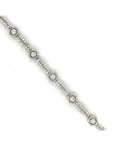 14kt White Gold Diamond Bracelet