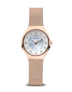 Bering Ladies’ Solar Watch – Polished Rose Gold
