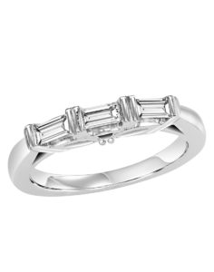 White Gold Diamond Engagement Ring – Diamond Band