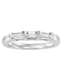 White Gold Diamond Engagement Ring – Diamond Band