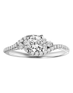 White Gold Diamond Engagement Ring – Engagement Ring