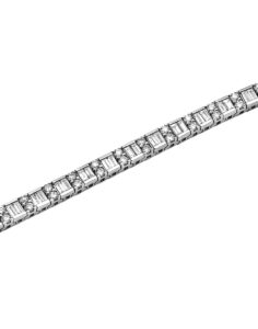 14KT White Gold Diamond Bracelet