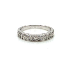 14KT Gold Diamond Stackable Ring