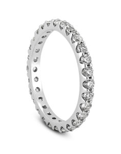 14KT White Gold Diamond Eternity Ring – White Gold, 1.00 cts