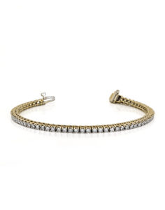 14KT White Gold Diamond Tennis Bracelet – 3.00 cts