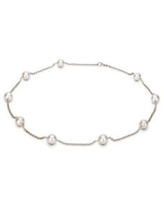 14kt White Gold Pearl Necklace