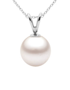14kt White Gold Pearl Pendant