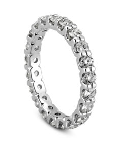 14KT White Gold Diamond Eternity Ring – White Gold, 1.50 cts