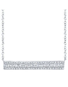 14kt White Gold Diamond Necklace