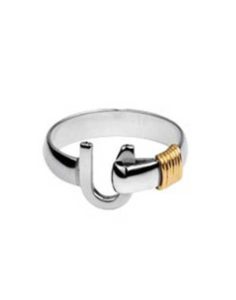 Original Gold Titanium Hook Ring 4mm