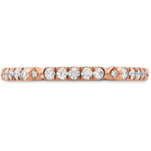 0.25 ctw. Cali Chic Diamond Accent Band in 18K Rose Gold