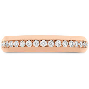 0.5 ctw. Coupled Eternity Band 4mm in 18K Rose Gold